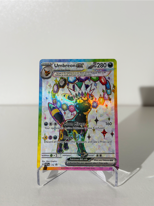 UMBREON EX FULL ART 176 - BLACK STAR PROMO